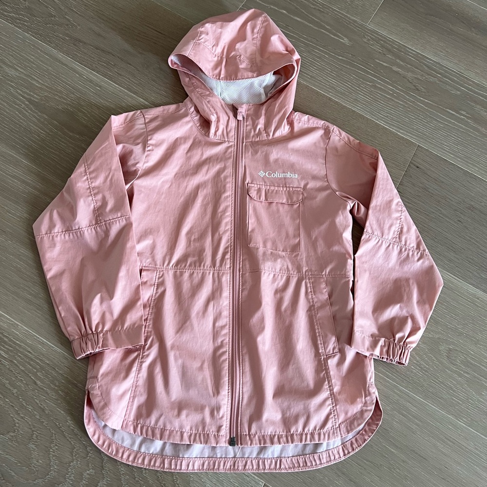 Columbia blush pink windbreaker